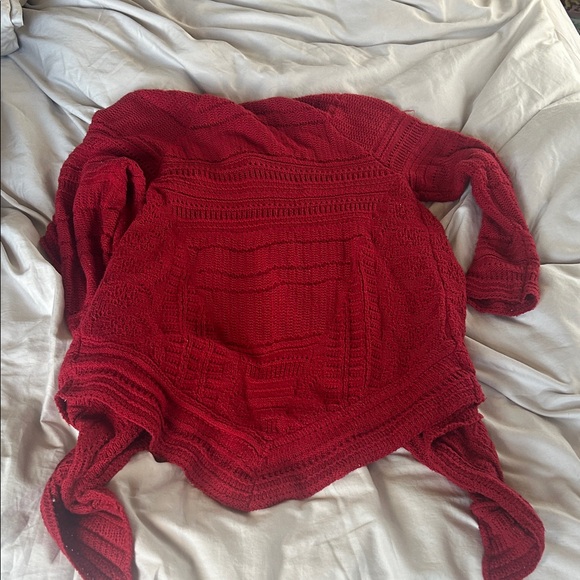Style & Co. Women's Red Cardigan Sweater - Picture 12 of 16